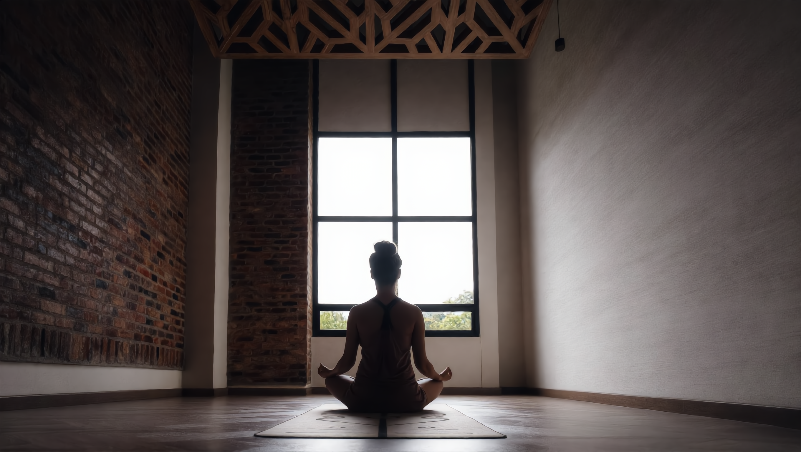 Yoga studio interior